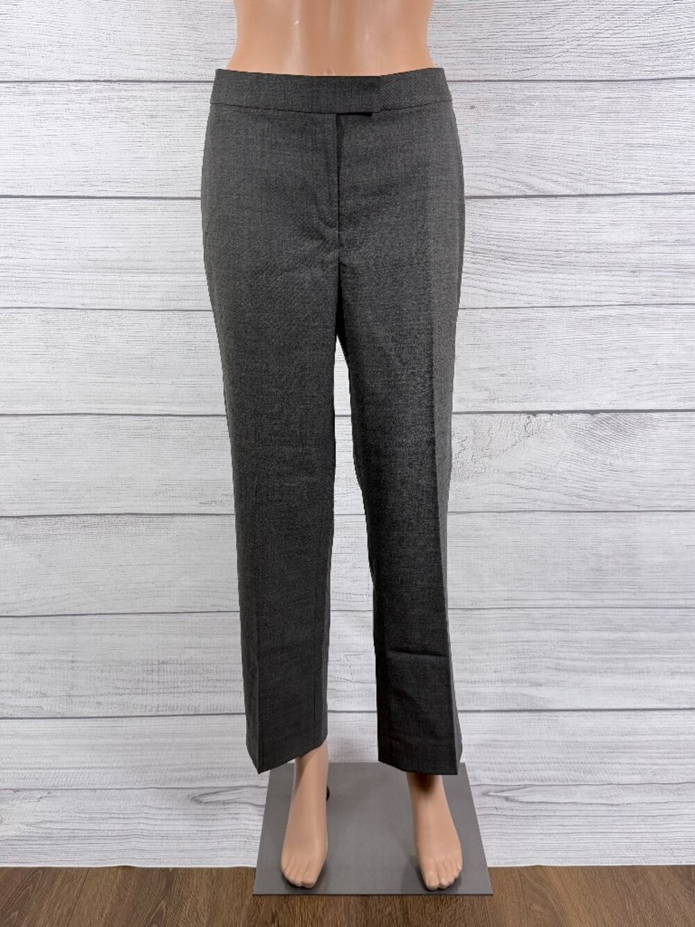 🩶 NWT Brooks Brothers Lucia Fit Wool Blend Dress Pants Gray Size 10